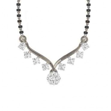 Mangalsutra 6.14 gms 18ct white gold