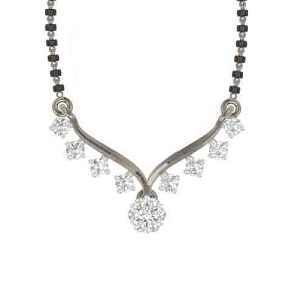 Mangalsutra 6.14 gms 18ct white gold