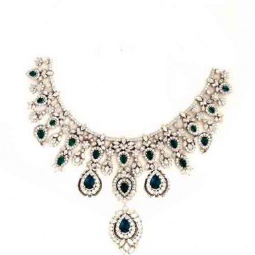 necklace 5.0 ct diamond
