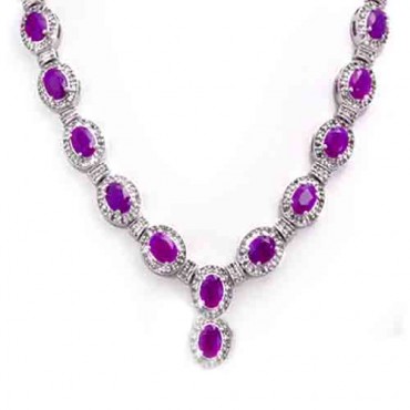 necklace 4.0 ct 