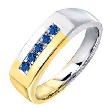 Ring 0.5 ct blue diamond