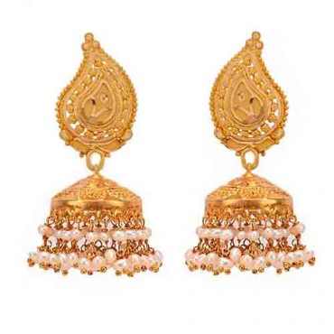 earring jhumka 12 gram gold pure