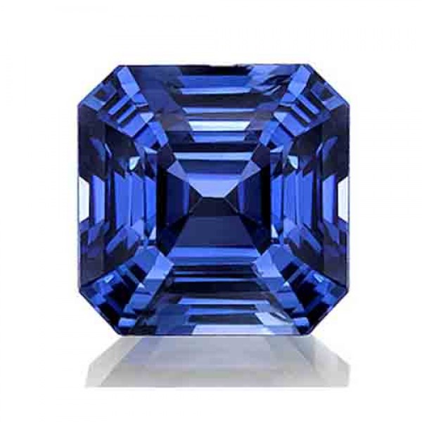 Cubic zirconia (cz) diamond asscher 8.0 mm