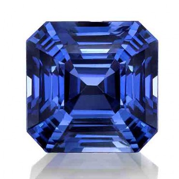 Cubic zirconia (cz) diamond asscher 9.0 mm