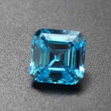 Cubic zirconia (cz) diamond asscher 12.0 mm