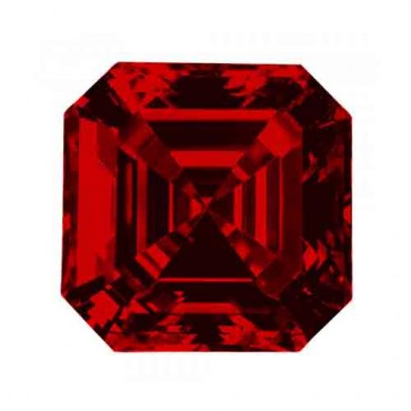 Cubic zirconia (cz) diamond asscher 13.0 mm