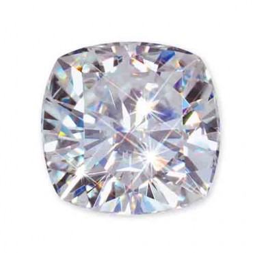 Cubic zirconia (cz) diamond cushion 8x8 mm