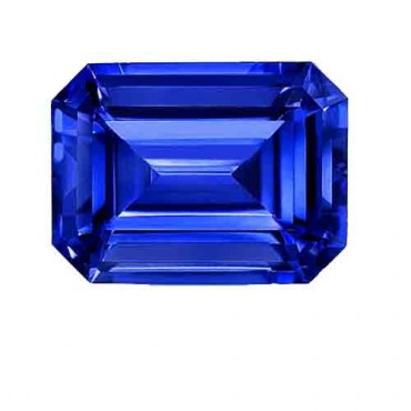 Cubic zirconia (cz) diamond emerald  8x6 mm