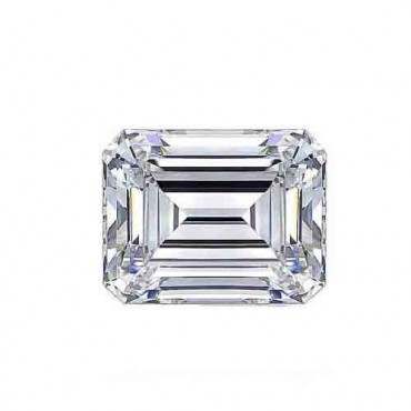 Cubic zirconia (cz) diamond emerald 12x10 mm