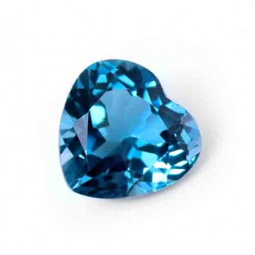 Cubic zirconia (cz) diamond heart 4x4 mm