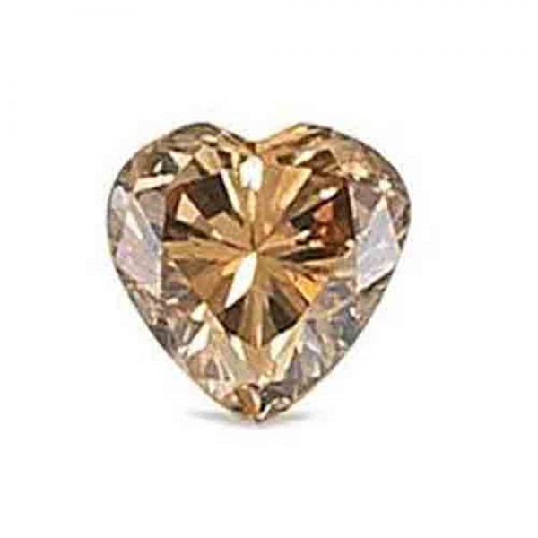 Cubic zirconia (cz) diamond heart 6x6 mm