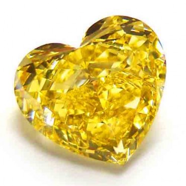 Cubic zirconia (cz) diamond heart 6.5x6.5 mm