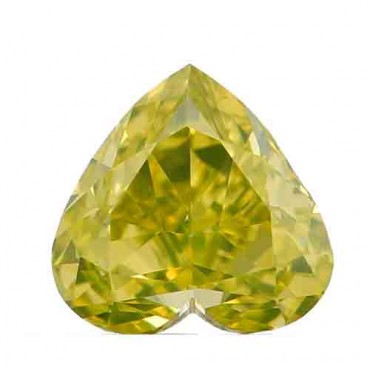 Cubic zirconia (cz) diamond heart 7x7 mm