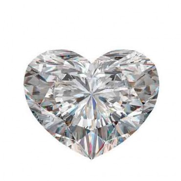 Cubic zirconia (cz) diamond heart 8x8 mm