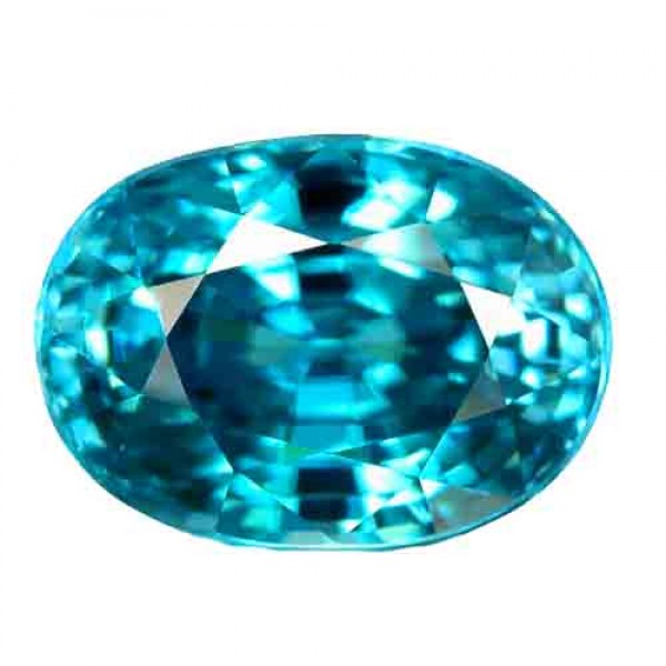 Cubic zirconia (cz) diamond oval 14x10mm blue color