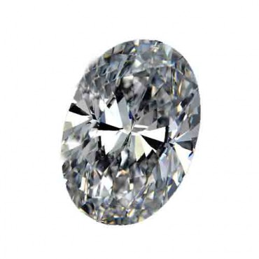 Cubic zirconia (cz) diamond oval 16x12 mm white color