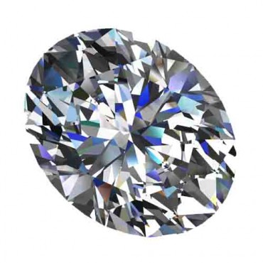 Cubic zirconia (cz) diamond oval 6x4 mm white color