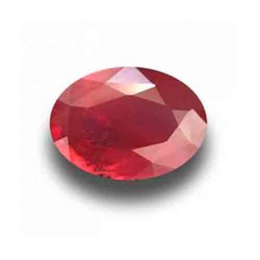 Cubic zirconia (cz) diamond oval 14x10 mm color red