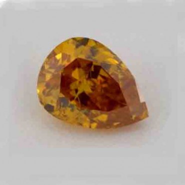 Cubic zirconia (cz) diamond pear 5x3 mm