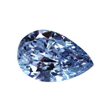 Cubic zirconia (cz) diamond pear 6x4 mm