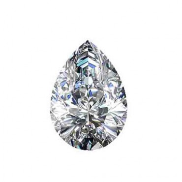 Cubic zirconia (cz) diamond pear 8x5 mm