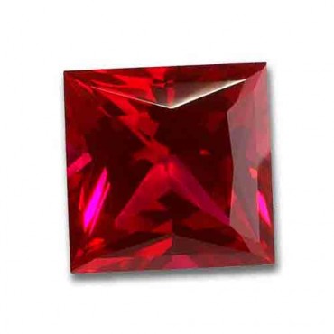 Cubic zirconia (cz) diamond princess 10x10 mm