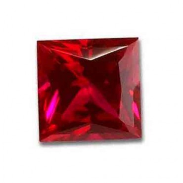 Cubic zirconia (cz) diamond princess 16x16 mm