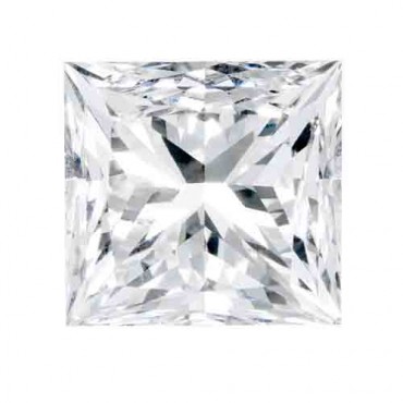 Cubic zirconia (cz) diamond princess 4x4 mm