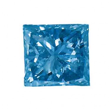 Cubic zirconia (cz) diamond princess 4.5x4.5 mm