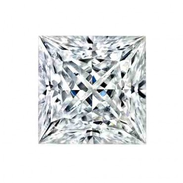 Cubic zirconia (cz) diamond princess 3.5x3.5 mm color white