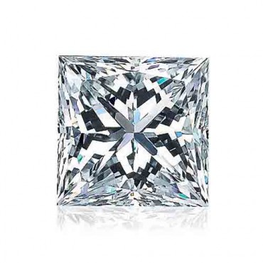 Cubic zirconia (cz) diamond princess 5x5 mm color white