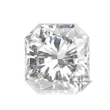Cubic zirconia (cz) diamond radiant 10x8 mm
