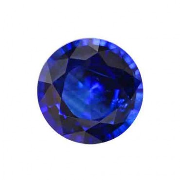 Cubic zirconia (cz) diamond round 4.0mm color blue