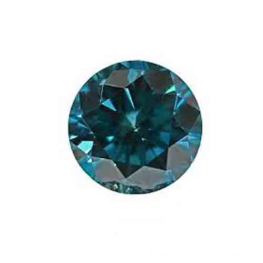 Cubic zirconia (cz) diamond round 4.75 mm green color