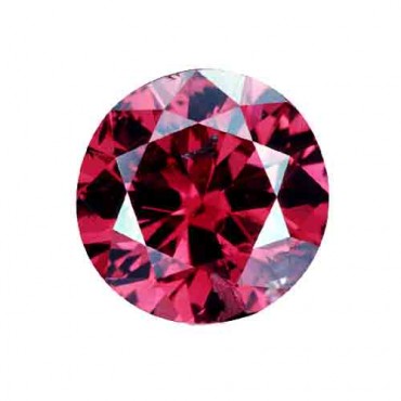 Cubic zirconia (cz) diamond round 6.0 mm red color