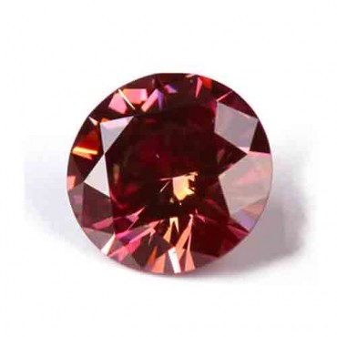 Cubic zirconia (cz) diamond round 1.75 mm red