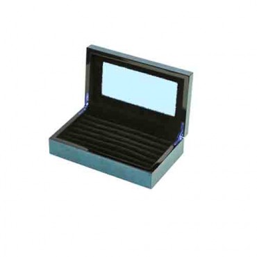 Cufflink display box blue