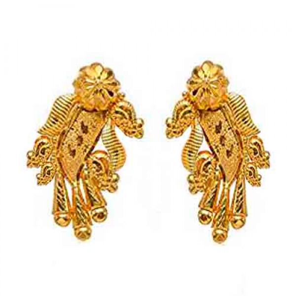 Earring in gold jewellery